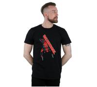 Marvel Men's Deadpool Hang Split T-Shirt in Black | Size: XL Marvel Black XL
