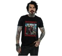 Marvel Men's Deadpool Here Lies Deadpool T-Shirt in Black | Size: 3XL Marvel Black 3XL