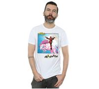 Marvel Men's Deadpool Hey You T-Shirt in White | Size: 2XL Marvel White 2XL
