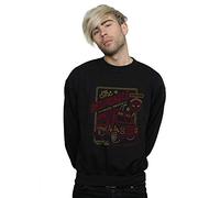 Marvel Men's Deadpool The Despicable Food Truck Sweatshirt Black Large