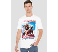 Marvel Men's DEADPOOL & WOLVERINE DEADPOOL MARY PUPPINS BOOTLEG T-Shirt, White | Size: Small Marvel White S