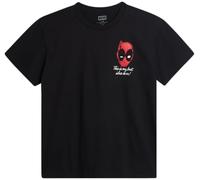 Marvel Mens Graphic T-Shirts - Avengers Spiderman Captain America Short Sleeve Crewneck Graphic Tee Shirt for Men (S-XL), Deadpool Black, Medium