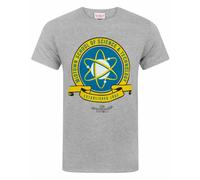 Marvel Mens Grey Spider-Man Midtown School Crest Short Sleeved T-Shirt - XXX-Large