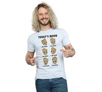 Marvel Men's Guardians of The Galaxy Groot Today's Mood T-Shirt Sport Grey XXX-Large