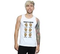 Marvel Men's Guardians of The Galaxy Groot Today's Mood Vest White X-Large
