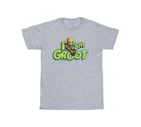 Marvel Mens Guardians Of The Galaxy I Am Groot Jumping T-Shirt - Sports Grey - Sports Grey - M