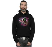 Marvel Men's Guardians Of The Galaxy Neon Gamora Hoodie in Black | Size: 2XL Marvel Black 2XL