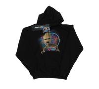 (L, Black) Marvel Mens Guardians Of The Galaxy Neon Groot Hoodie