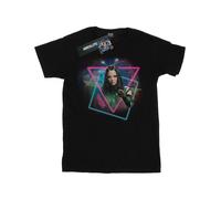 (S, Black) Marvel Mens Guardians Of The Galaxy Neon Mantis T-Shirt