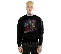 (S, Black) Marvel Mens Guardians Of The Galaxy Neon Star Lord Sweatshirt