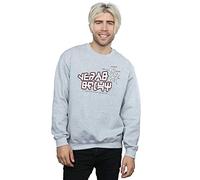 Marvel Men's Guardians of The Galaxy Star Lord Text Sweatshirt