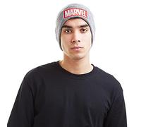 Marvel Men's Hat Rfmbh447 Beanie, Grey, One Size UK