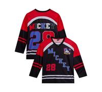 Marvel Men's Long Sleeve Mesh Hockey Jersey - Spider-Man, Punisher, and Mickey Graphic Hockey Jerseys for Men (Sizes: S-XL), Mickey 28, XL