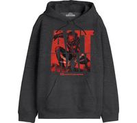 Marvel Men's Hooded Sweatshirt, Anthracite Mix, M
