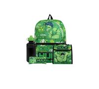 Marvel Men's Hulk Backpack 4 Piece Set in Green Marvel Green One Size