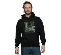 Marvel Men's Hulk Gamma Blast Hoodie in Black | Size: Small Marvel Black S