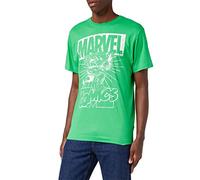 Marvel Men's Hulk Lift T Shirt, Green (Irish Green Grn), XXL UK