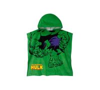 Marvel Men's Hulk Poncho Towel in Green Marvel Green One Size