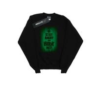 Marvel Men's Hulk Stay Angry Sweatshirt Black Large