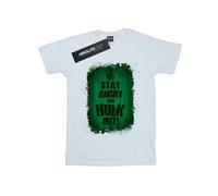 Marvel Mens Hulk Stay Angry T-Shirt BI5872
