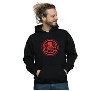 Marvel Men's Hydra Logo Hoodie in Black | Size: 2XL Marvel Black 2XL
