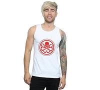 Marvel Men's Hydra Logo Vest White X-Large
