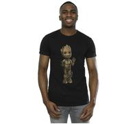 Marvel Mens I Am Groot Wave Pose T-Shirt - Black - Black - S