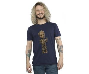 Marvel Men's I Am Groot Wave Pose T-Shirt in Navy | Size: Small Marvel Navy S