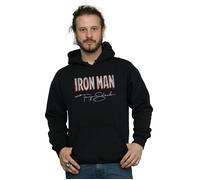 Marvel Men's Iron Man AKA Tony Stark Hoodie in Black | Size: 3XL Marvel Black 3XL