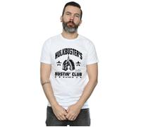 Marvel Men's Iron Man Hulkbuster´s Bustin´ Club T-Shirt in White | Size: Medium Marvel White M