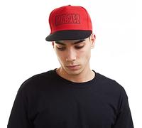 Marvel Men's Line Logo Baseball Cap, Red (Red/Black Rbl), One Size UK