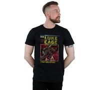 Marvel Men's Luke Cage Distressed Yourself T-Shirt Black XX-Large