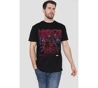 Marvel Men's Magneto T-Shirt in Black | Size: 2XL Marvel Black 2XL