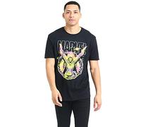 Marvel Men's Master T-Shirt, Black, Medium