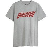 Marvel Men's Medadevts014 T-Shirt, Melange Grey, XXL