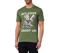 Marvel Men's Megugamts072 T-Shirt, Khaki, XXL