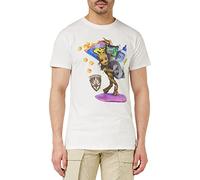Marvel Men's Meiamgmts002 T-Shirt, White, XXL
