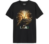 Marvel Men's Melokimts033 T-Shirt, Black, XS