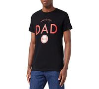 Marvel Men's Memarcots230 T-Shirt, Black, S