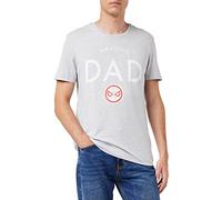 Marvel Men's Memarcots230 T-Shirt, Melange Grey, M