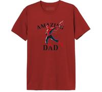 Marvel Men's Memarcots310 T-Shirt, Red, L
