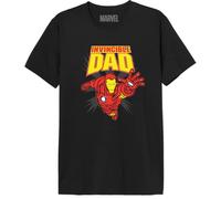 Marvel Men's Memarcots311 T-Shirt, Black, L