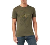 Marvel Men's Memooknts002 T-Shirt, Army, S