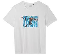 Marvel Men's Metlatmts005 T-Shirt, White, XL