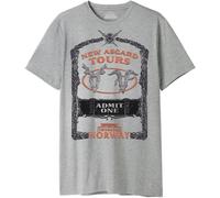 Marvel Men's Metlatmts021 T-Shirt, Grey Mix, S