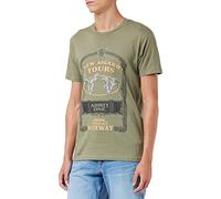 Marvel Men's Metlatmts021 T-Shirt, Khaki, XXL