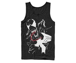 Marvel Men's Official Venom Paint Tank Top Shirt, Black, XL