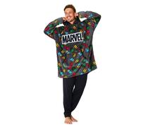 Marvel Men's Oversized Hooded Poncho Marvel Multicolor One Size
