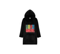 Oversized Hoodie Marvel Black One Size