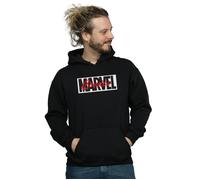 Marvel Men's Red Font Logo Hoodie in Black | Size: 2XL Marvel Black 2XL